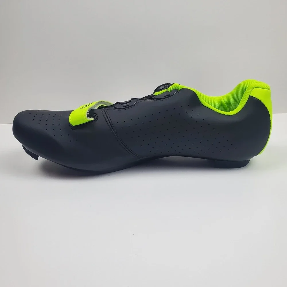 Speed Cycling Shoes Mens US 13 EU 47 Black Green BOA Road Bike Clipless Pro